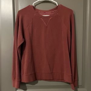 Rose/soft pink lightweight, long sleeve, casual sweater